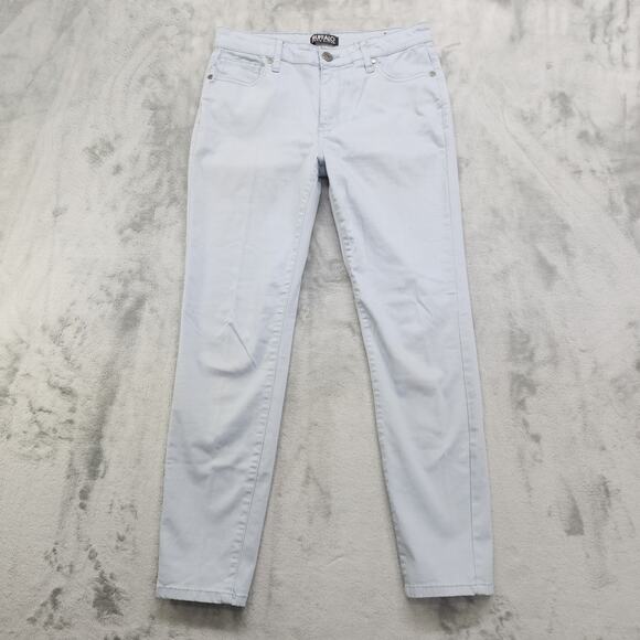 Buffalo David Bitton Jeans Womens 4/27 Blue Mid-Rise Stretch Skinny Ankle Grazer - Picture 1 of 12